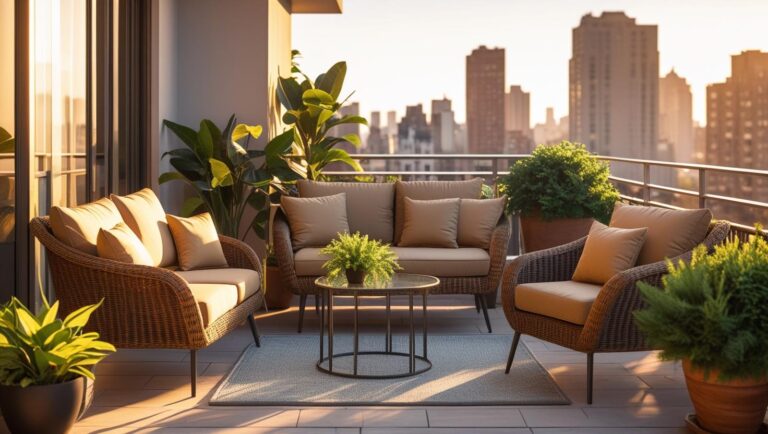 20 Beautiful Apartment Balcony Furniture Ideas to Try This Year