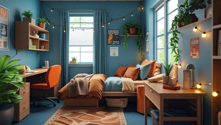 28 Cozy College Dorm Room Ideas to Maximize Space & Style