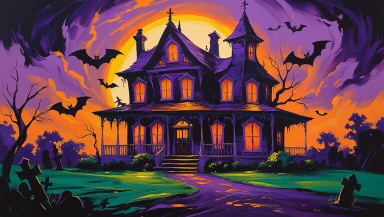 21 Spooky & Creative Acrylic Painting Ideas to Haunt Your Halloween Decor