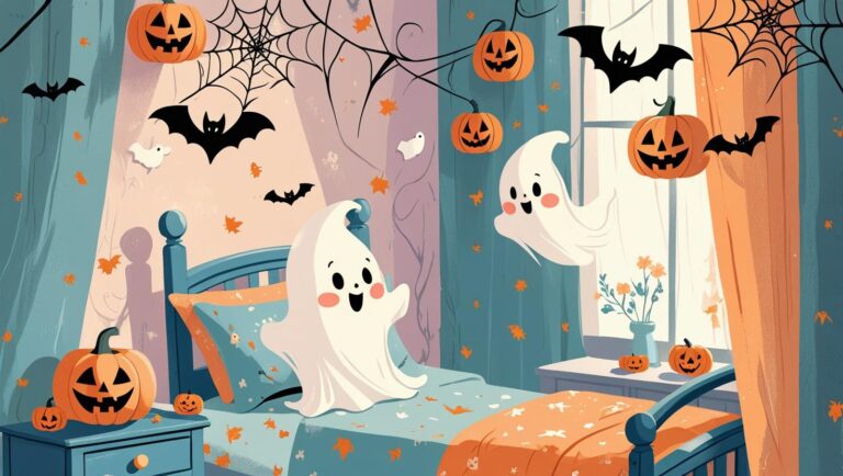 20 Spooky and Cute Halloween Bedroom Ideas to Haunt Your Space