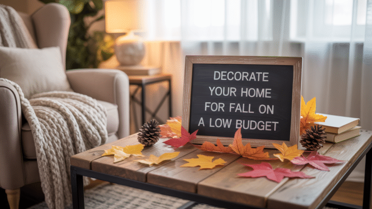 cozy fall home decor ideas in low budget