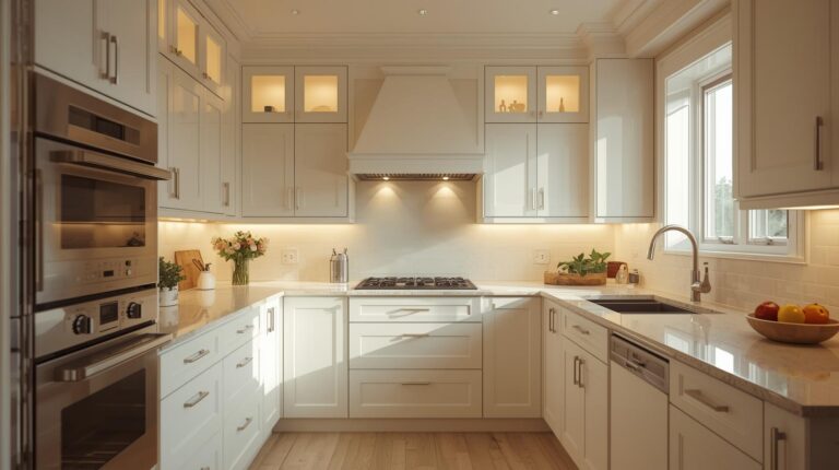 24 Beautiful Warm White Kitchen Ideas with Style & Comfort