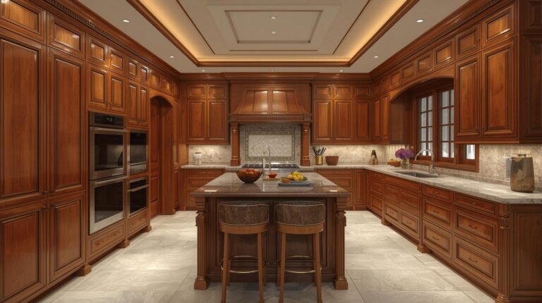 25 Stunning Luxury Wood Kitchen Designs