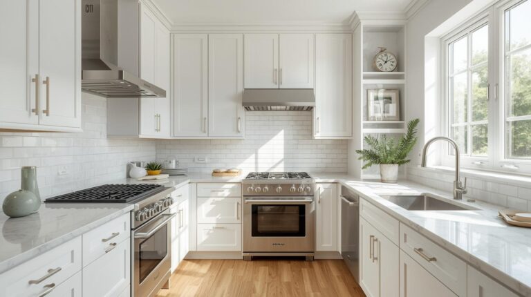 19 Stunning Paint Colors for a Gorgeous White Cabinet Kitchen