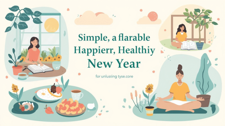 10 Simple Habits To Start  a New Year Happier, Healthier You